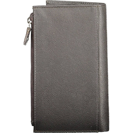 Elegant Leather Bifold Wallet with Coin Pocket