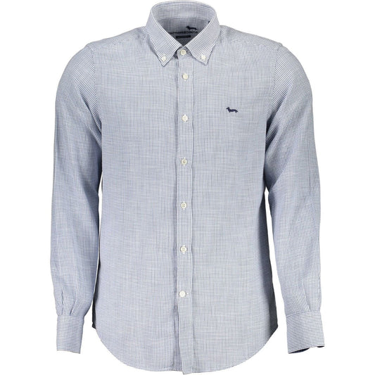 Elegant Light Blue Cotton Shirt for Men