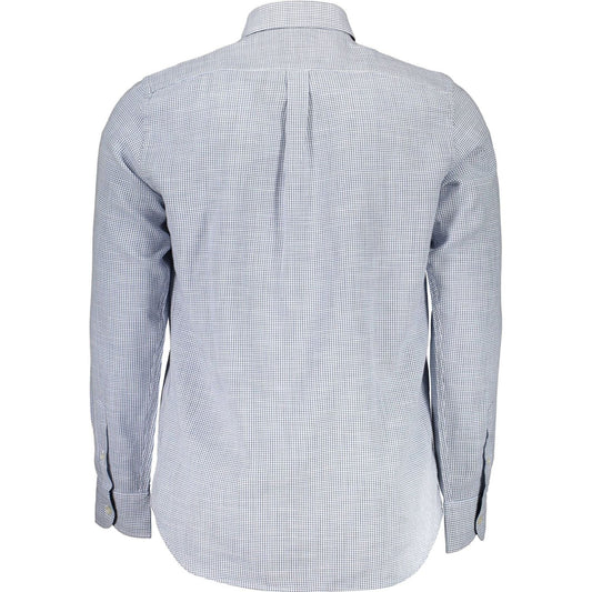 Elegant Light Blue Cotton Shirt for Men