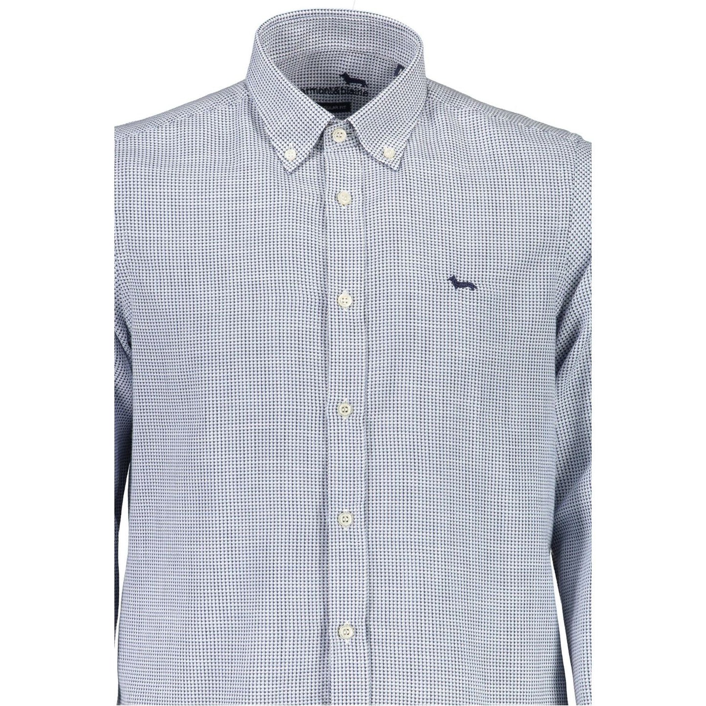 Elegant Light Blue Cotton Shirt for Men