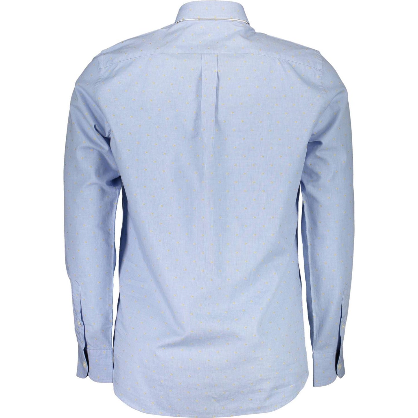 Elegant Light Blue Long Sleeve Button-Down Shirt