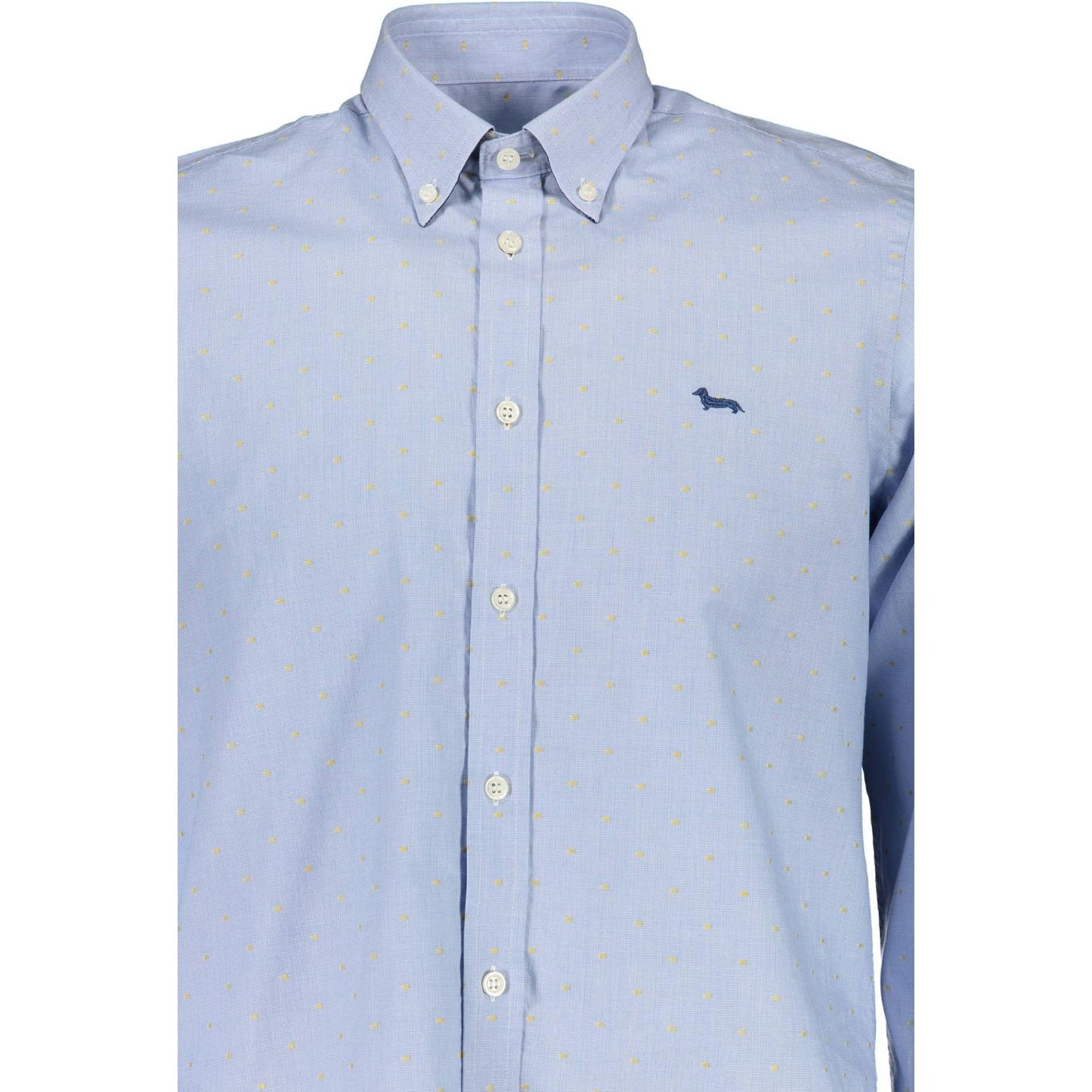 Elegant Light Blue Long Sleeve Button-Down Shirt