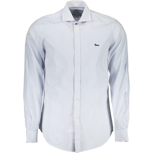 Elegant Light Blue Narrow Fit Shirt