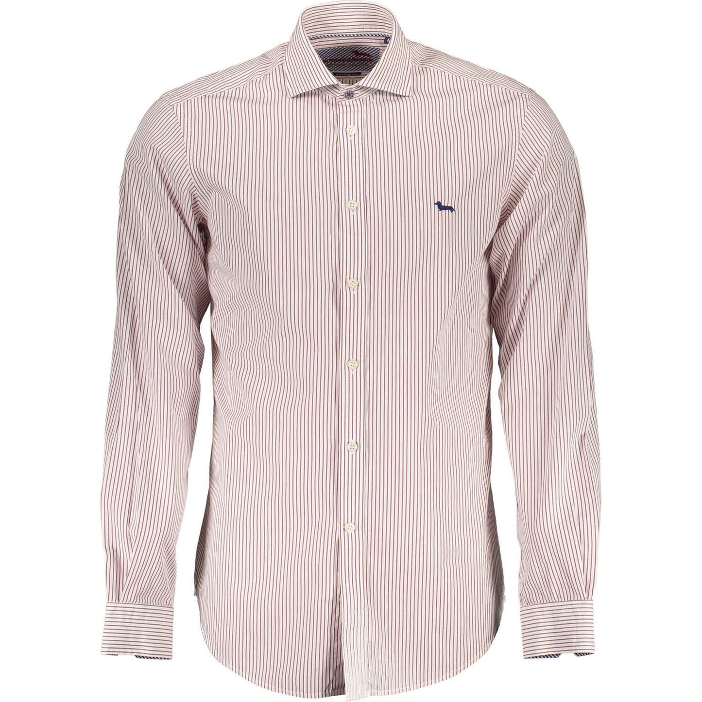 Elegant Purple Cotton Dress Shirt