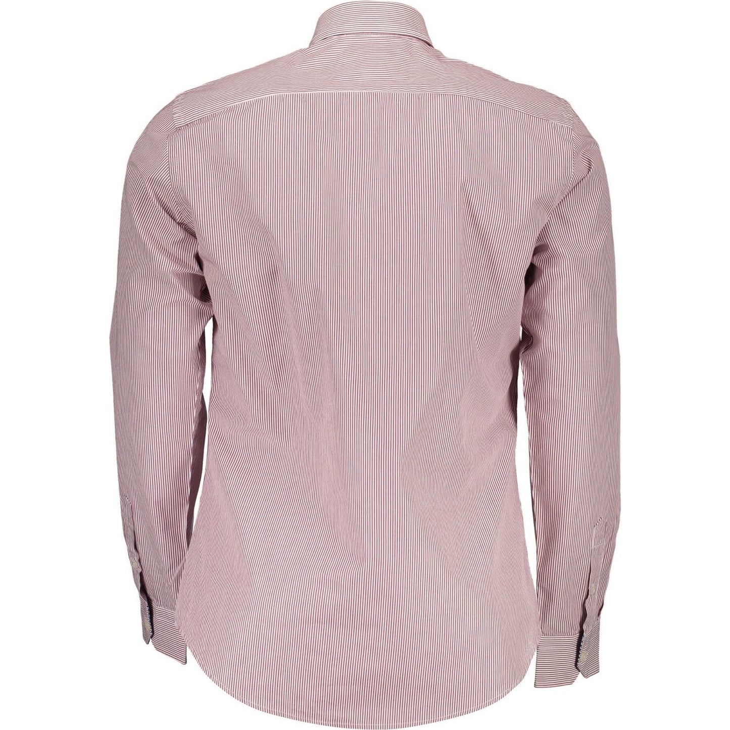 Elegant Purple Narrow Fit Shirt with French Collar