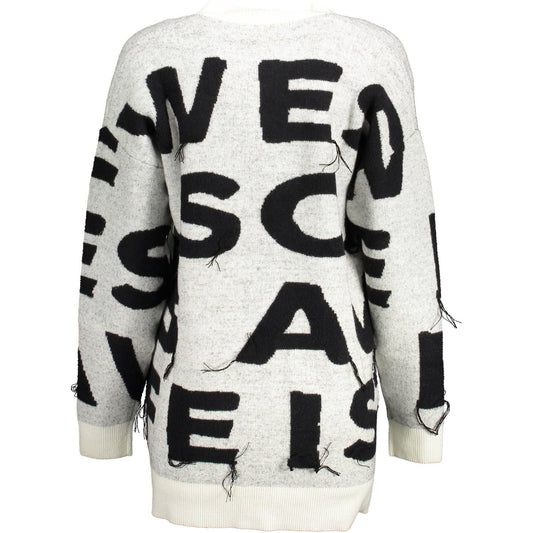 Desigual Elegant Contrast Detail Cardigan Desigual