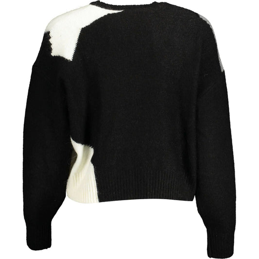 Chic Contrasting Long Sleeve Sweater