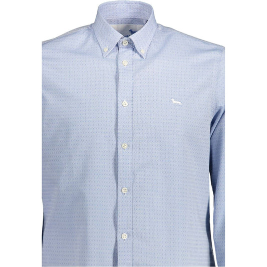 Harmont & Blaine Light Blue Cotton Regular Fit Shirt Harmont & Blaine