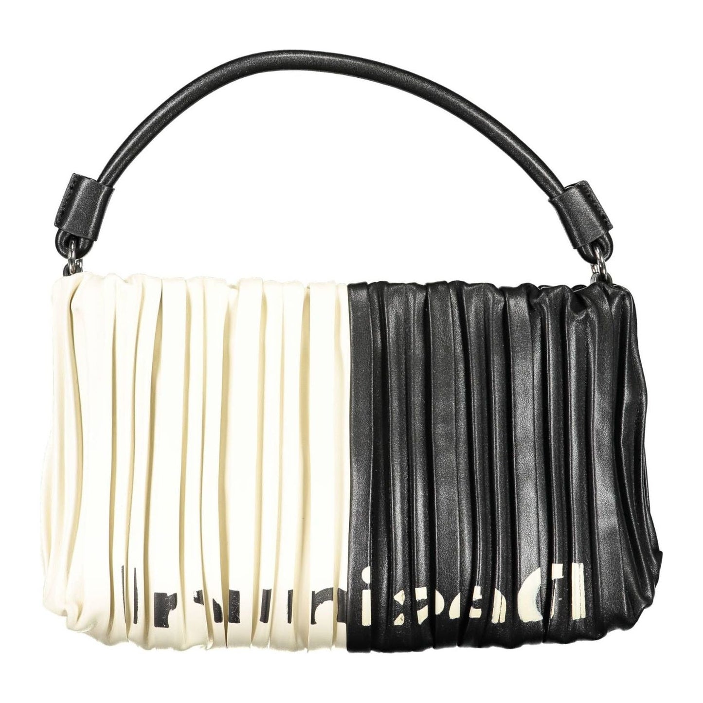 Chic Black Contrasting Detail Satchel