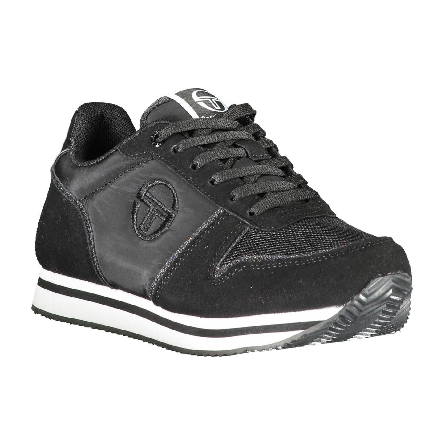 Elegant Contrasting Laced Sports Sneakers