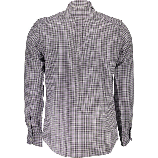 Harmont & Blaine Elegant Purple Cotton Long Sleeve Shirt Harmont & Blaine