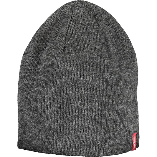 Levi's Chic Gray Logo Applique Cap Levi's