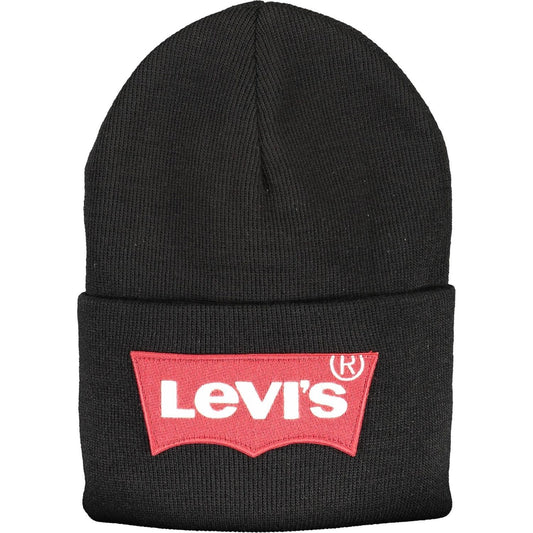 Levi's Sleek Black Acrylic Logo Cap Levi's