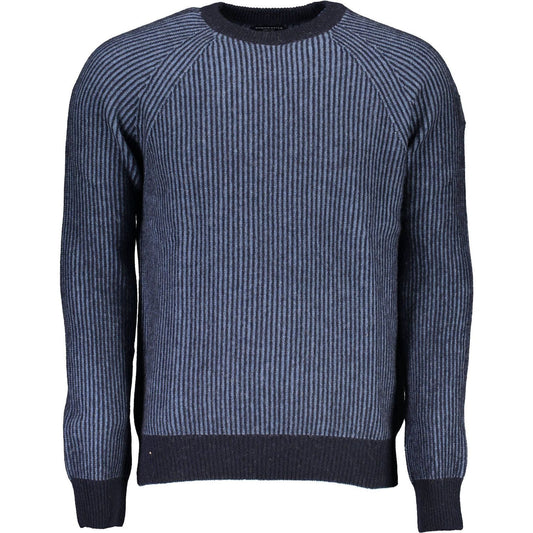 Eco-Conscious Blue Sweater with Emblem Detail North Sails