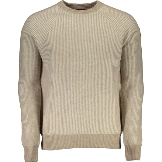 North Sails Eco-Conscious Beige Woolen Sweater North Sails