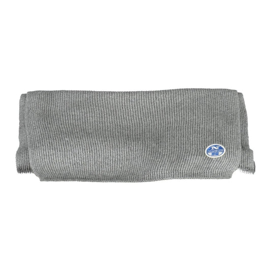 North Sails Elegant Gray Scarf - Warm Textured Blend North Sails