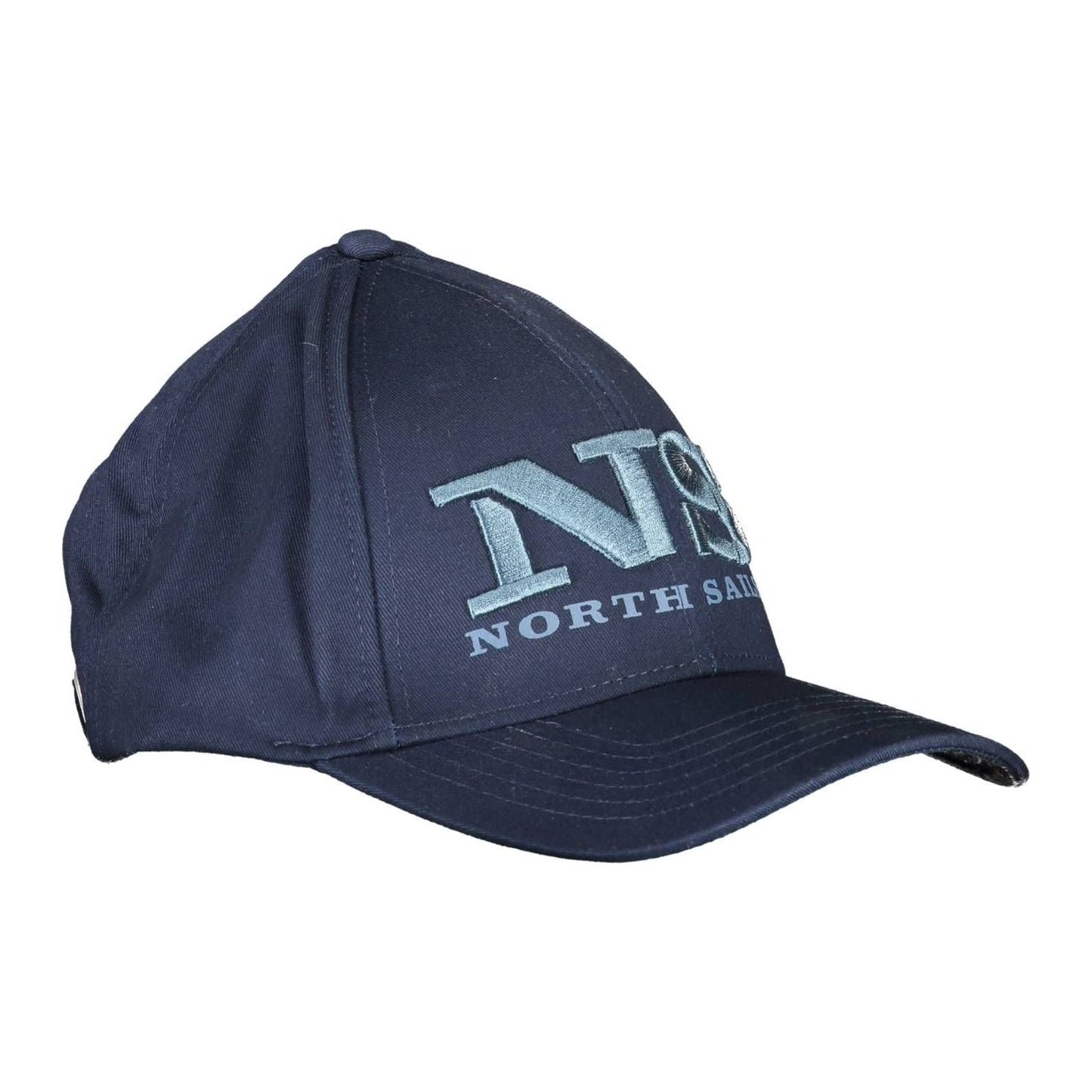 North Sails Chic Blue Embroidered Cotton Cap North Sails