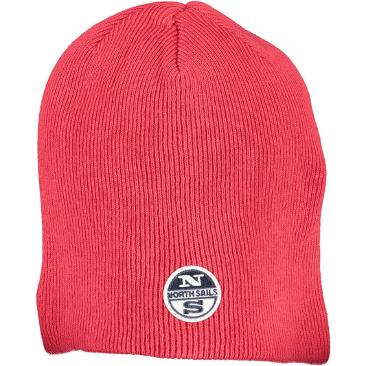 North Sails Chic Red Cotton Cap with Iconic Logo North Sails