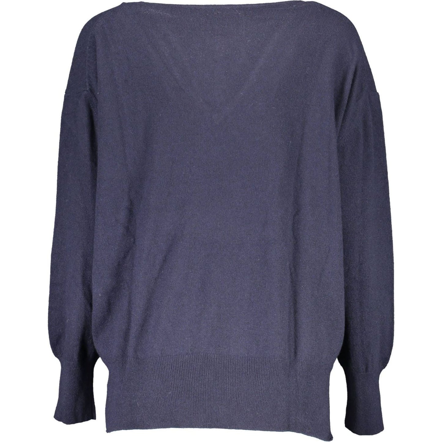 Eco-Conscious V-Neck Wool Blend Sweater