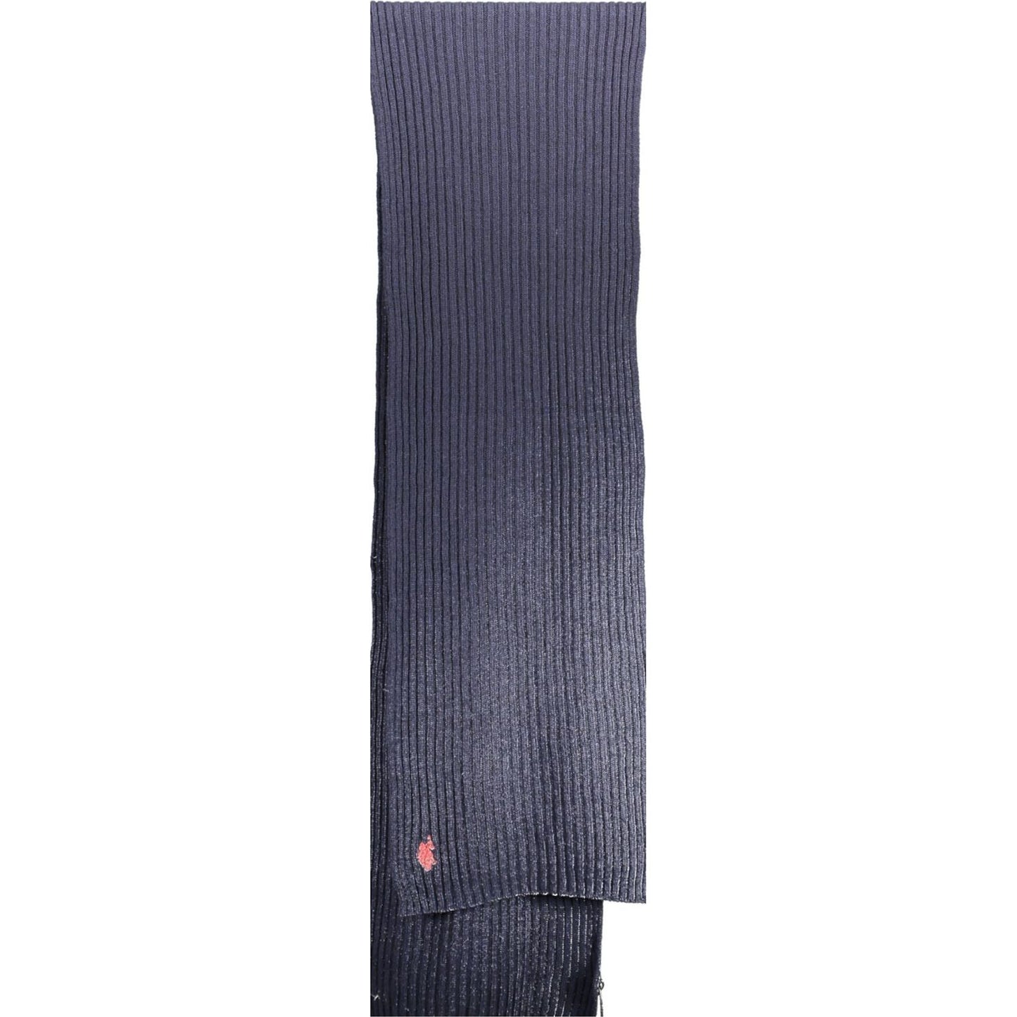 U.S. POLO ASSN. Elegant Embroidered Blue Scarf U.S. POLO ASSN.