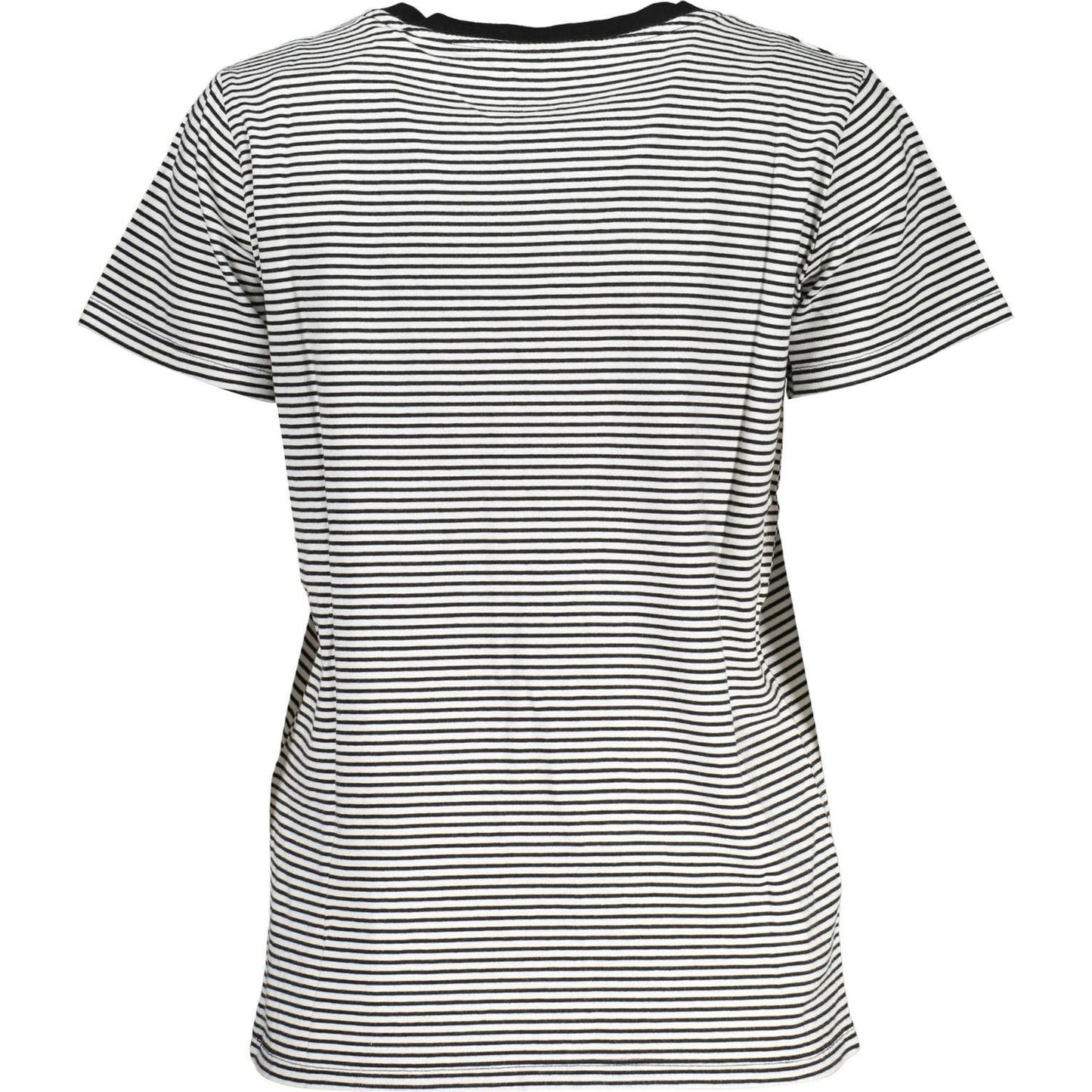 Sleek V-Neck Tee with Classic Logo