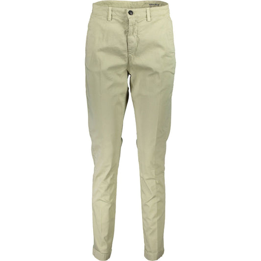 Chic Organic Cotton Gray Trousers