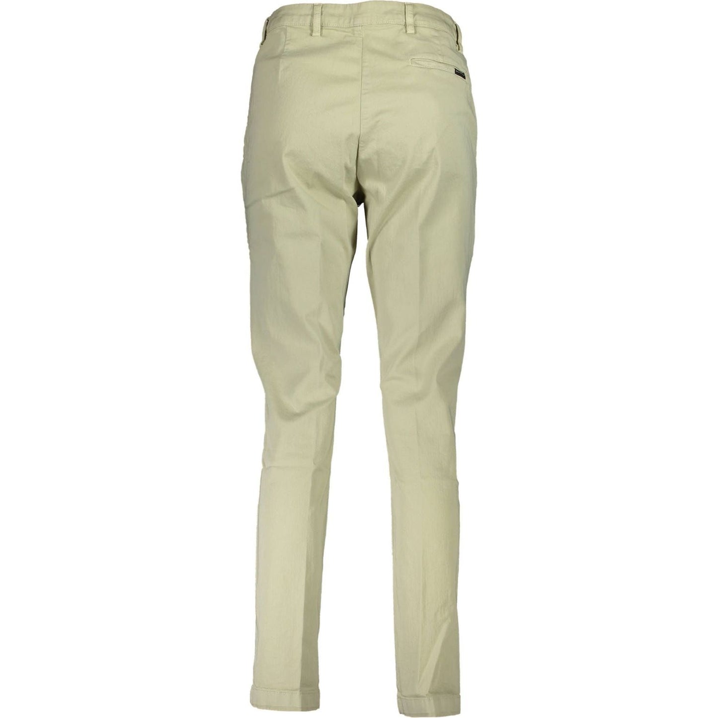 Chic Organic Cotton Gray Trousers