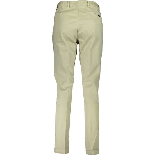 Chic Organic Cotton Gray Trousers