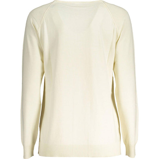 North Sails Chic Contrasting Detail White Sweater North Sails