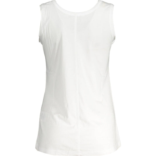 Chic Organic Cotton Tank Top with Logo Print