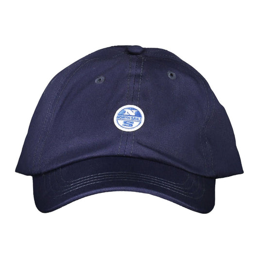 Nautical Charm Cotton Visor Cap - Ocean Blue