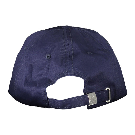 Nautical Charm Cotton Visor Cap - Ocean Blue