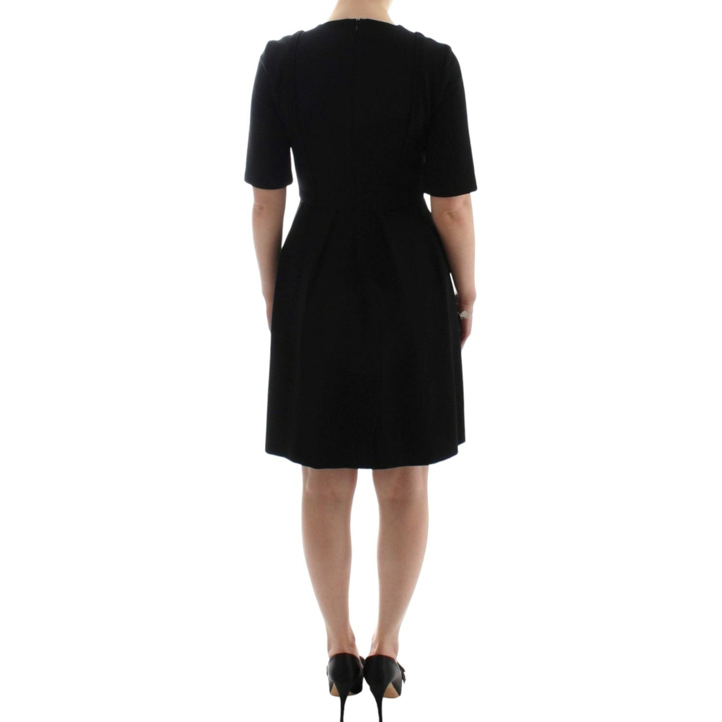 CO|TE Elegant Black Short Sleeve Venus Dress black-short-sleeve-venus-dress