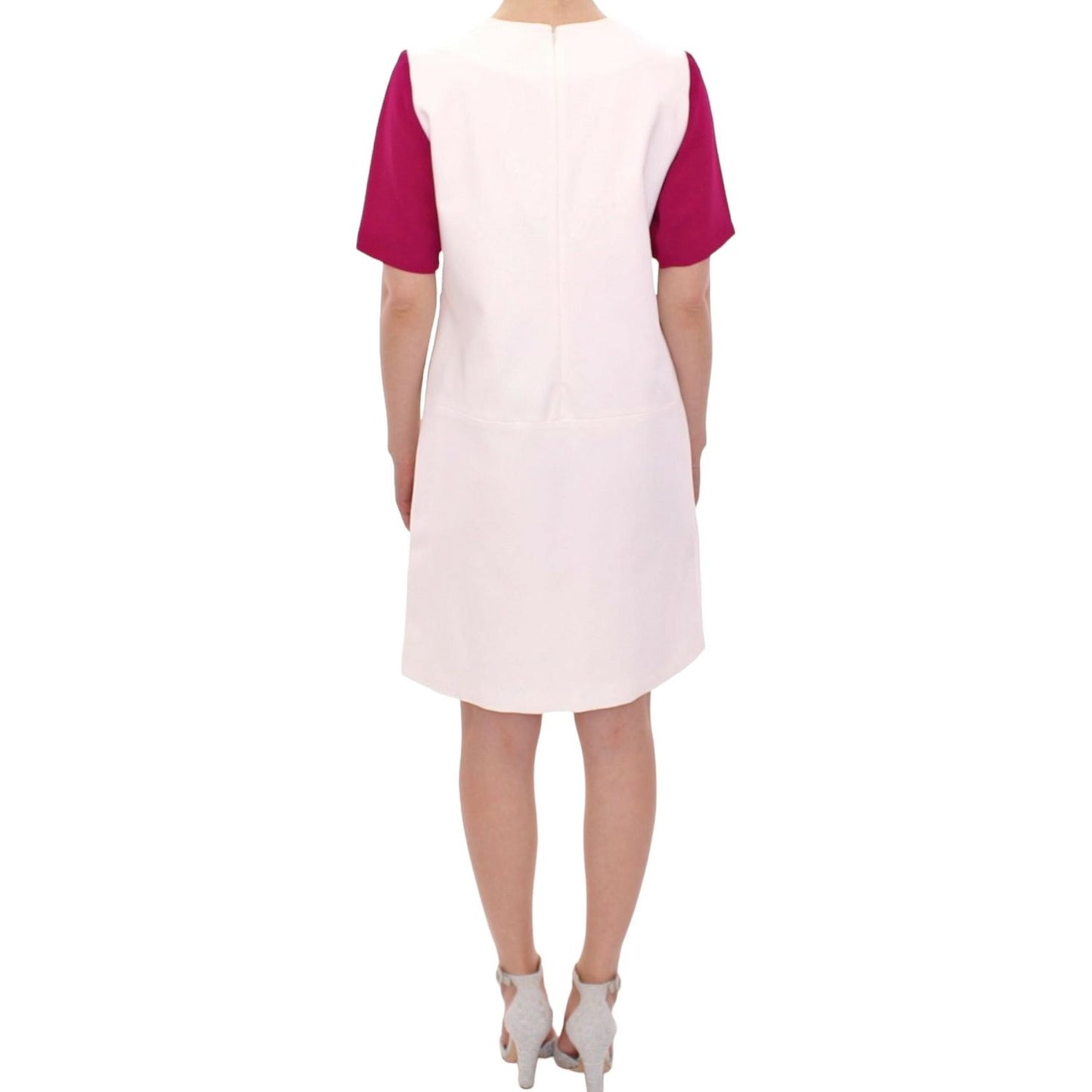 CO|TE Chic White and Pink Shift Robot Dress white-robot-shift-dress