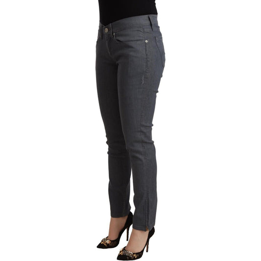 Chic Slim Fit Grey Denim Delight