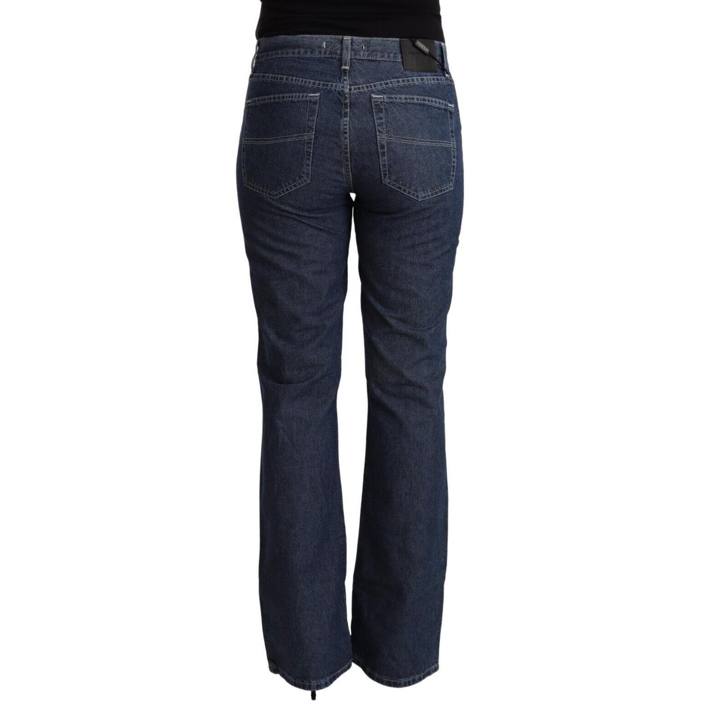 Elegant Flared Cotton Jeans