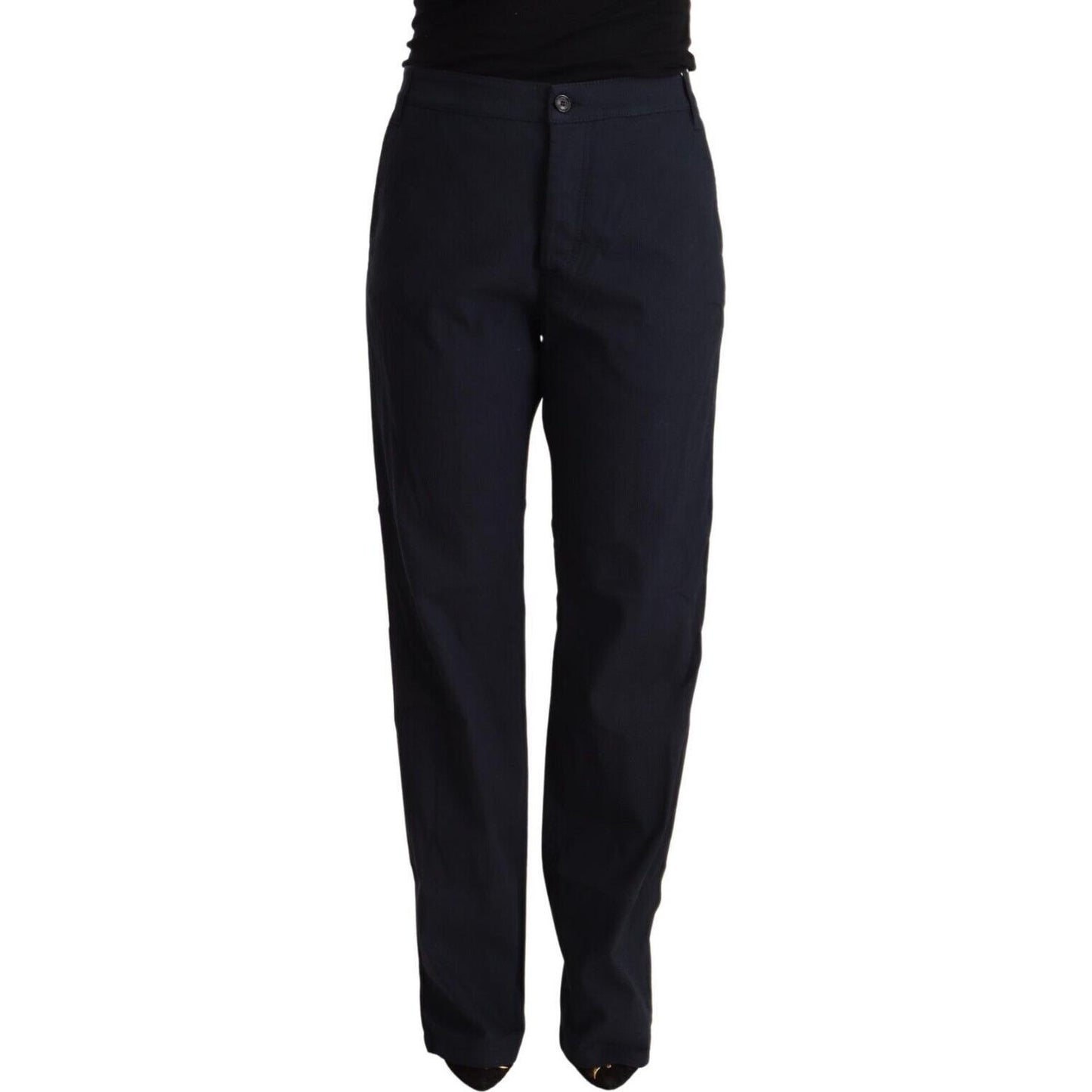 Elegant High Waist Tapered Pants