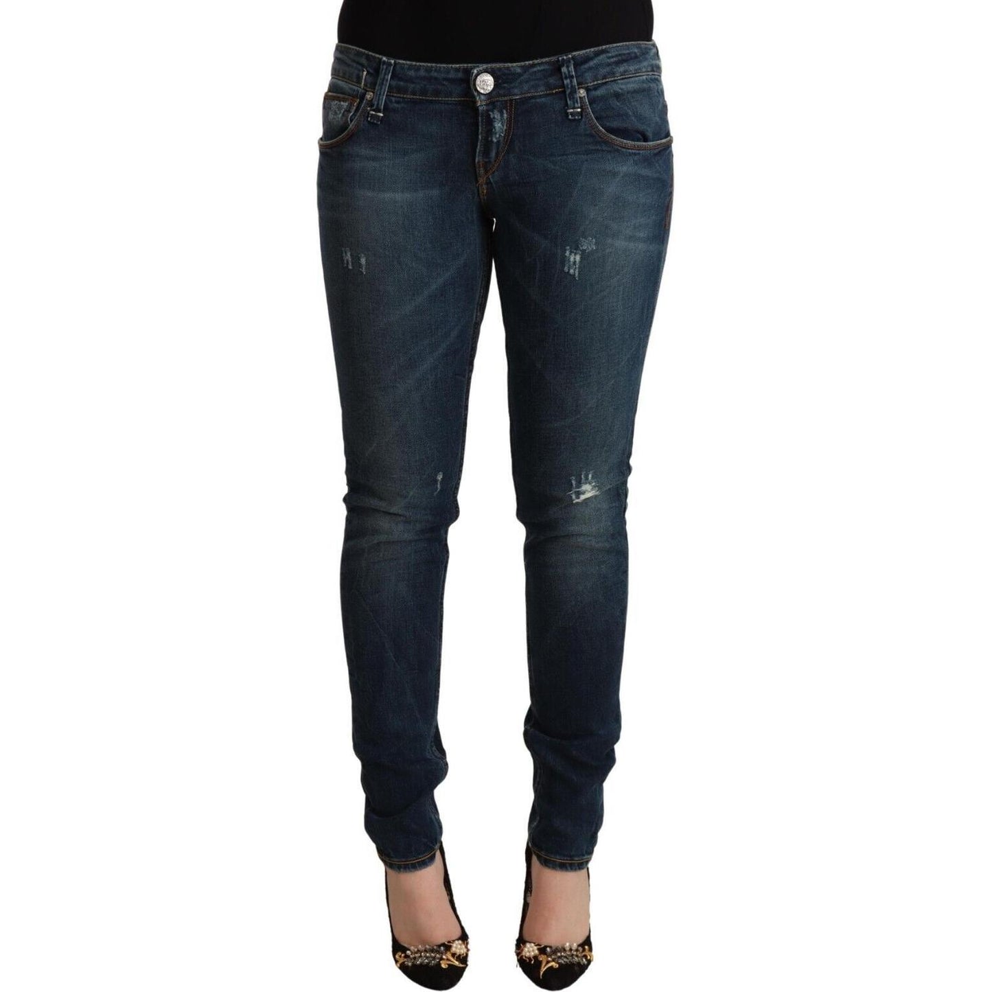 Chic Low Waist Skinny Denim Jeans