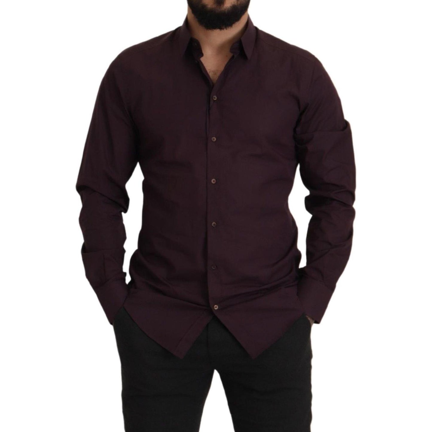 Regal Purple Slim Fit Dress Shirt