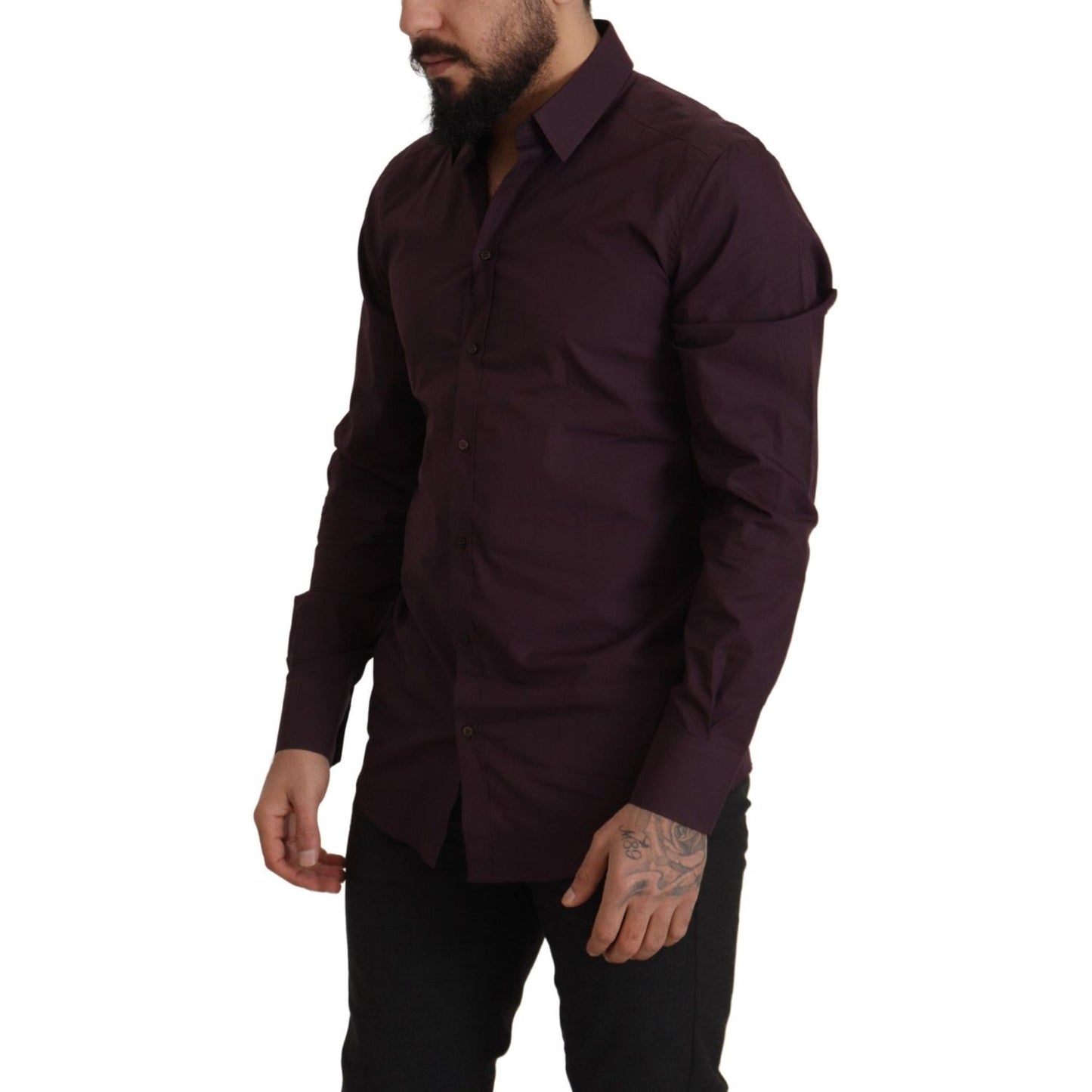 Regal Purple Slim Fit Dress Shirt