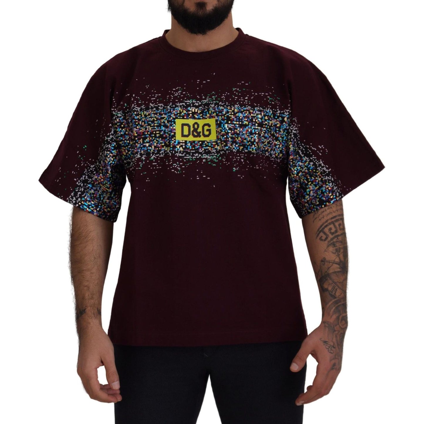 Bordeaux Crewneck Cotton Tee