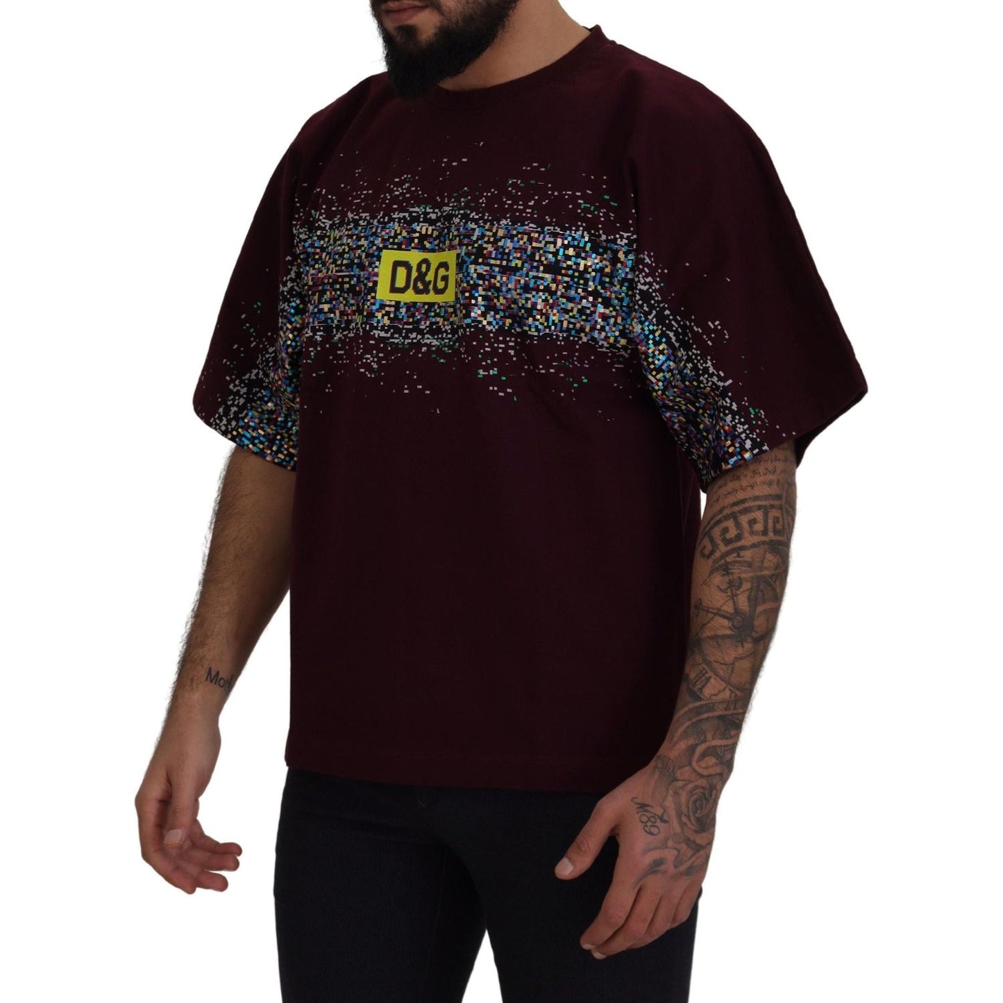 Bordeaux Crewneck Cotton Tee