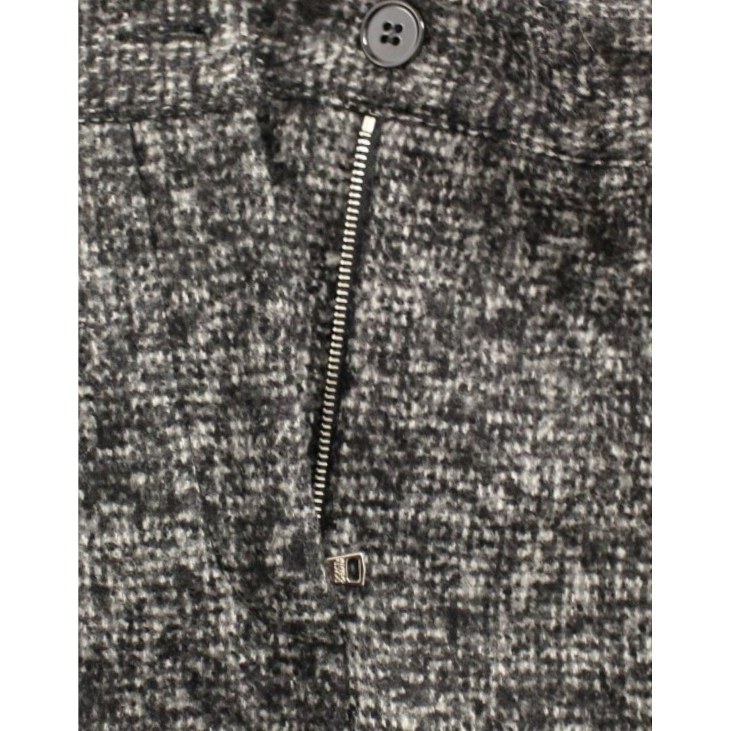Dolce & Gabbana | Elegant Gray Alpaca Blend Shorts| McRichard Designer Brands   