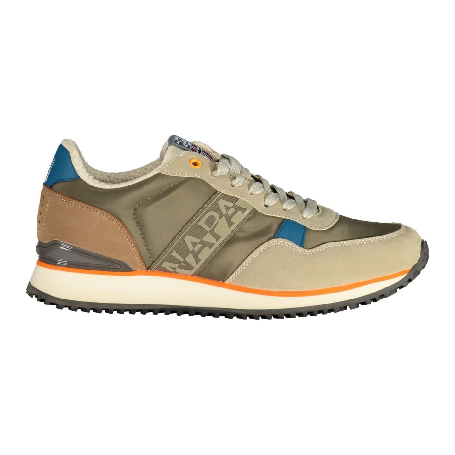 Beige Trailblazer Sneakers with Logo Accent