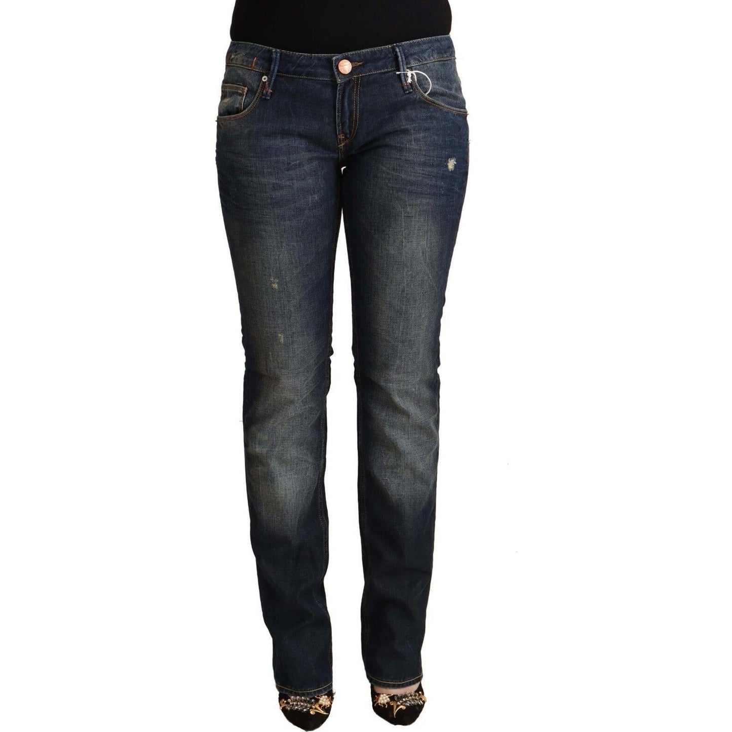 Chic Low Waist Skinny Denim Jeans