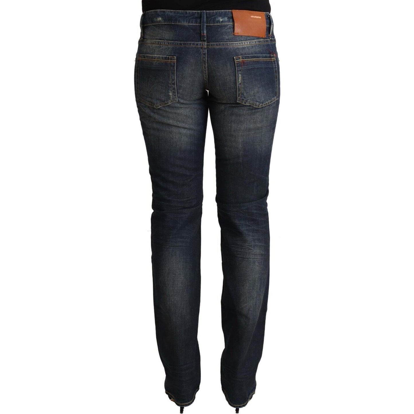 Chic Low Waist Skinny Denim Jeans