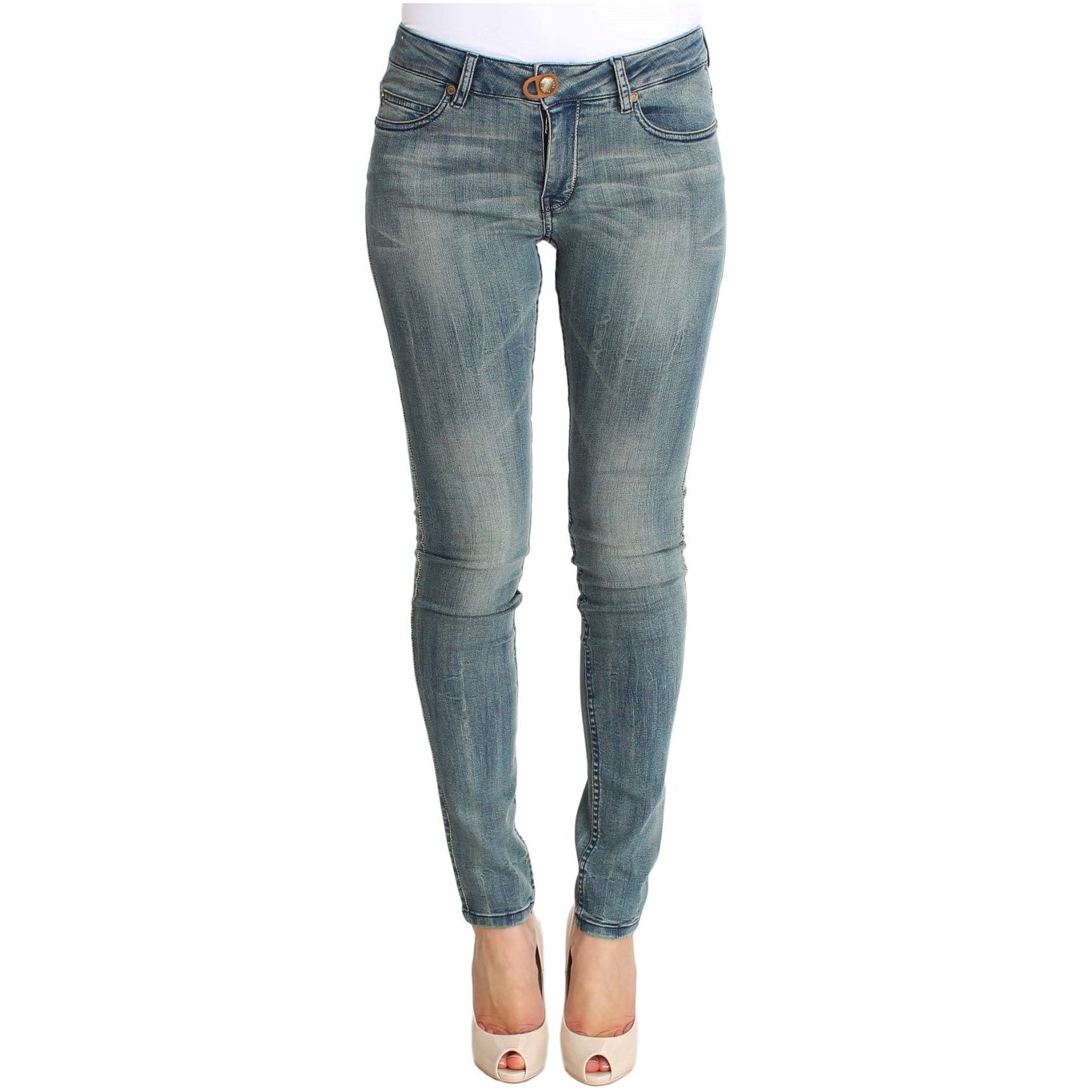 Chic Slim Skinny Blue Wash Denim