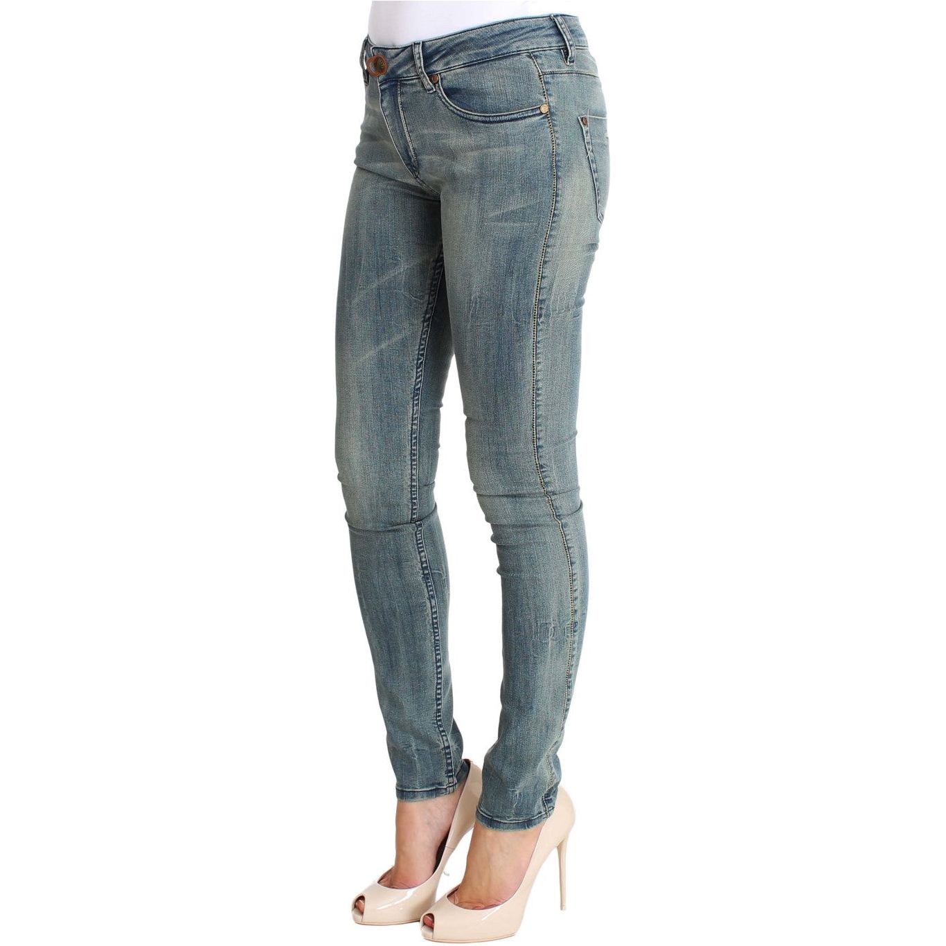 Chic Slim Skinny Blue Wash Denim