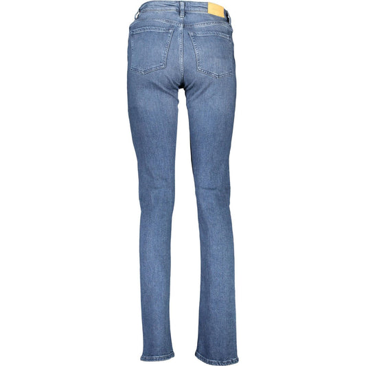 Gant Chic Faded Blue Button-Zip Jeans Gant