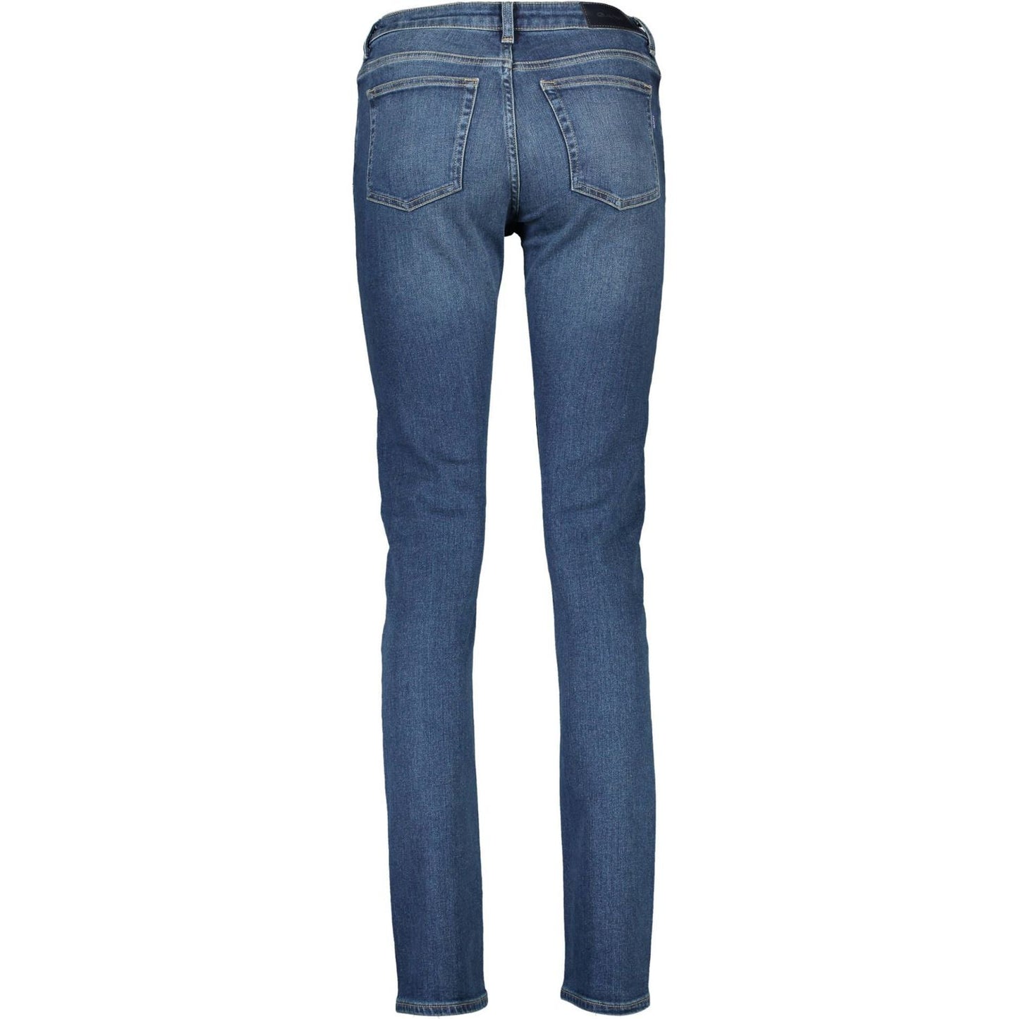 Sleek Slim-Fit Faded Jeans